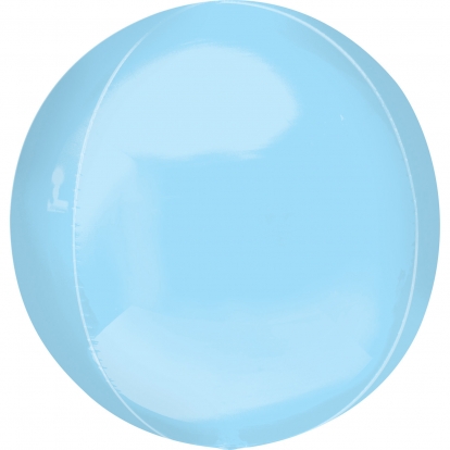 Фольгированный шарик "Orbz" , голубой (38 cm)