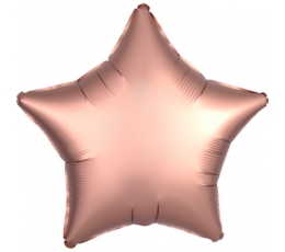 Фольгированный шарик "Pозового золотая звезда", матовый (48 см)