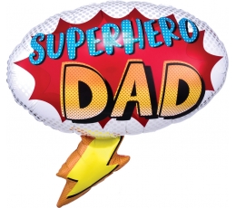 Фольгированный шарик "Superhero Dad" (68 x 66см)