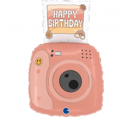 Фольгированный воздушный шар "Фотоаппарат мгновенной печати" (61 см)