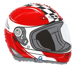 Фольгированный воздушный шар "Мотоциклетный шлем" (38 см)