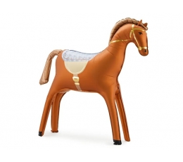 Фольгированный воздушный шар  "Оседланная лошадь" (112x97 см)