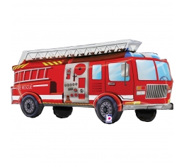 Фольгированный воздушный шар "Пожарная машина" (86 см)