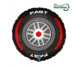 Фольгированный воздушный шар в форме автомобильной шины (46 см)