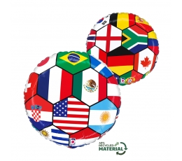 Фольгированный воздушный шар «Международный шар» (46 см)