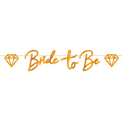 Гирлянда  "Bride to be", цвет меди (1,5 м).