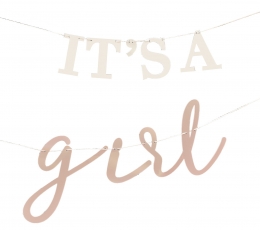 Гирлянда "It's a girl" (3 м)