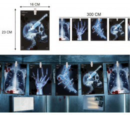 Гирлянда "Рентгеновские лучи" (3м)