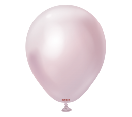 Хромированный воздушный шар, розовый (45 см/Калисан)