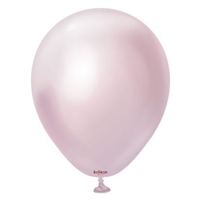 Хромированный воздушный шар, mirror pink gold (45 см/Калисан)