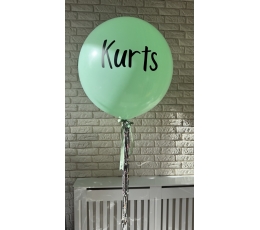 Индивидуальная наклейка на воздушный шар "Kurts''