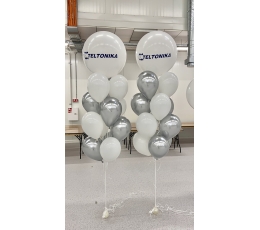 Индивидуальная наклейка на воздушный шар "Teltonika"
