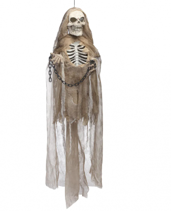 Интерактивная декорация «Зеленоглазый скелет» (183см)