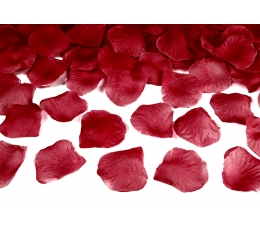 Искусственные лепестки роз, темно красные (500 шт.)