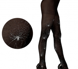 Колготки "Блестящие паучки"