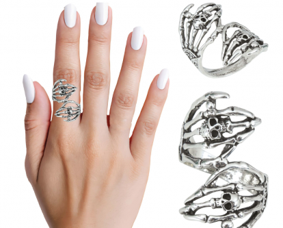 Кольцо «Рука скелета»