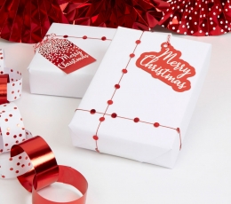 Комплект для упаковки подарков "Merry Christmas" 1