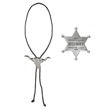 Комплект шерифа (значок, колье)