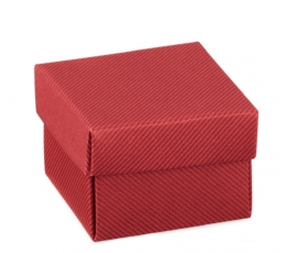 Коробка - квадратная / бордовая (1 шт. / 50х50х35 мм.)