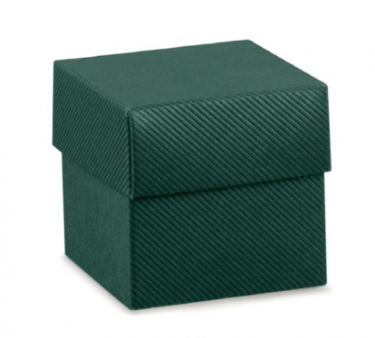Коробка квадратная / зеленая (1 шт. / 50х50х50 мм)