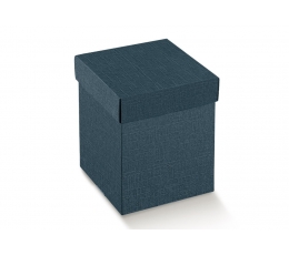Коробка - прямоугольная / синяя (1 шт. / 345 * 345 * 110 мм.)
