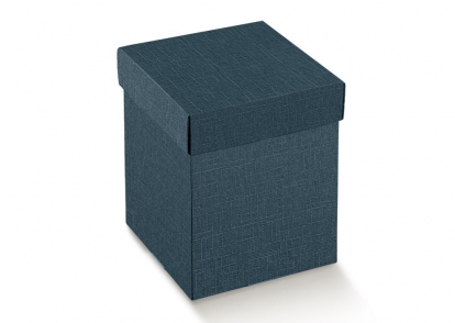Коробка - прямоугольная / синяя (1 шт. / 345 * 345 * 110 мм.)
