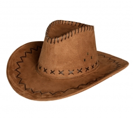 Ковбойская шляпа, коричневая 1