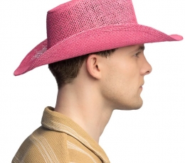 Ковбойская шляпа, розовая 2