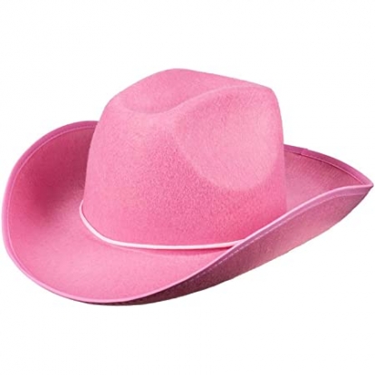 Ковбойская шляпа, розовая