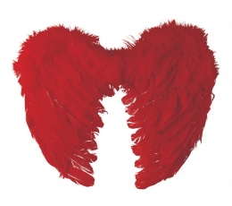 Крылья ангела, красные (40x32 см)