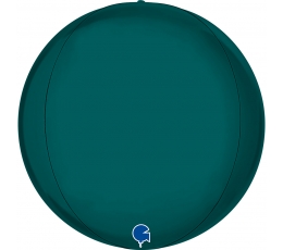 Круглый воздушный шар, петролейно-голубой (38 см)