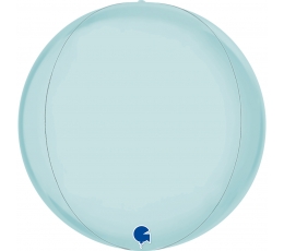 Круглый воздушный шар, синий (38 см)