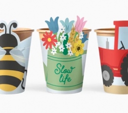 Кружки с декором "Фермерские животные" (6 шт./270 мл)