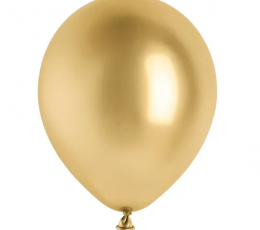 Латексный шар «Glossy» золотой (30 см, PartyDeco)