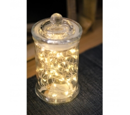LED Гирлянда, тёпло-белый (20 лампочек / 2 м)