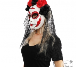 Маска с вуалью "Day of the Dead'' 1