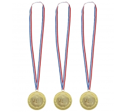 Медали победителя "1-е место" (3 шт.)