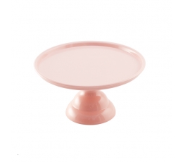 Меламиновая подставка для торта, розовая (23 см)