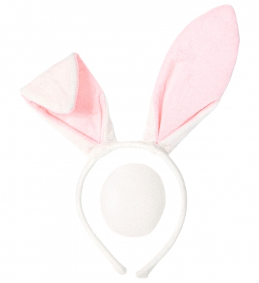 Набор аксессуаров зайчика (ушки, хвостик)