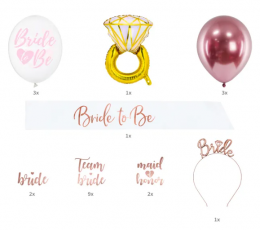 Набор декорации и аксессуаров "Bride to be" (23 шт.)