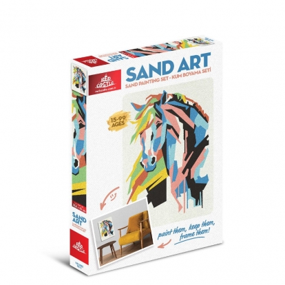 Набор для рисования на песке "Лошадь"