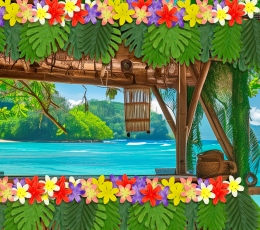 Набор для украшения стола "Гавайи" 3