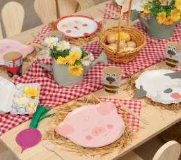 Набор тарелок ''Сельскохозяйственные животные - 2'' (6 шт./20х25 см) 1