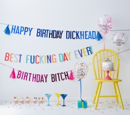 Набор украшений "Happy Birthday Dickhead" 2