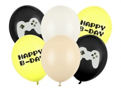 Набор воздушных шаров "Компьютерные игры" (6 шт.)