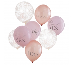 Набор воздушных шаров "She said yes" (8 шт./30 см)