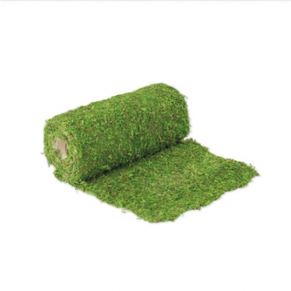 Настольная дорожка из натурального мха, зеленая (30x200 см)