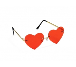 Очки "Красные сердца"