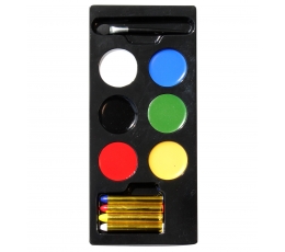 Палитра для макияжа с карандашами, цветная (6 цветов)