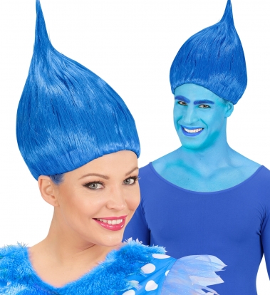 Парик "Синий Тролль"